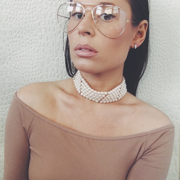 New! Gold Vintage Aviator Glasses - Picture 2 of 6