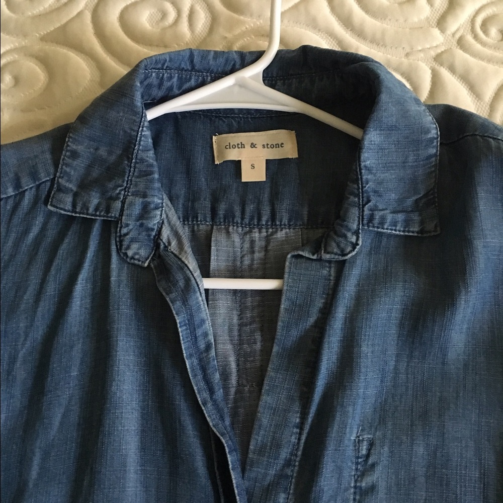 Chambray button up shirt