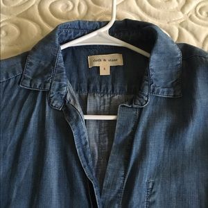 Chambray button up shirt