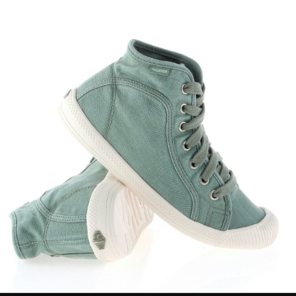 Green PALLADIUM shoes