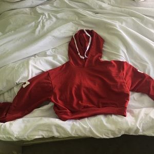 Cropped hoodie
