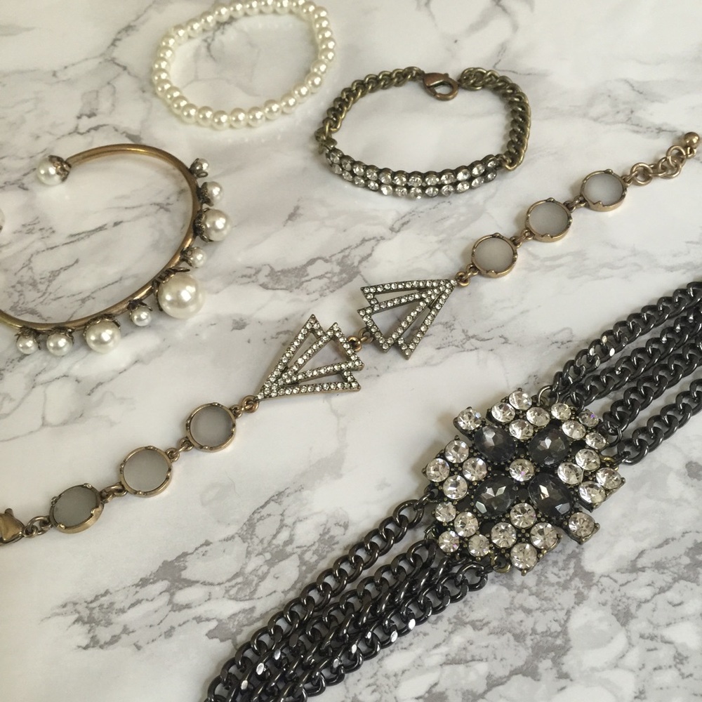Statement Bracelets and Cuff Jewelry Bundle