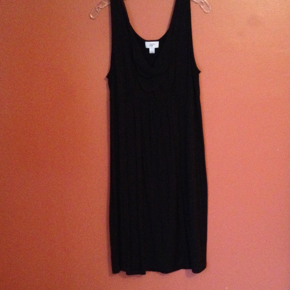 Loft black summer dress