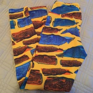LuLaRoe Whale OS Leggings