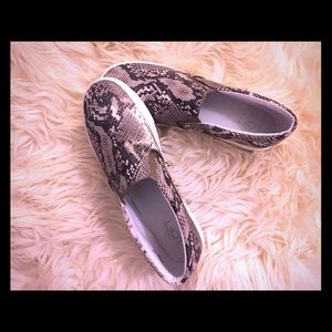 Ann Taylor LOFT Snakeprint Sneakers (size 10)