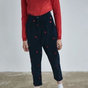❤SOLD❤ NWT Lazy Oaf Heart Corduroy Pants