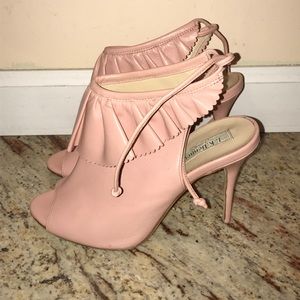 L.K. Bennett London peep toe heels