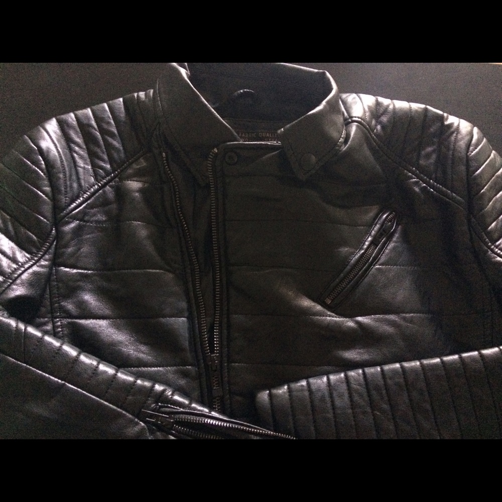 Leather biker jacket (his or Hers)