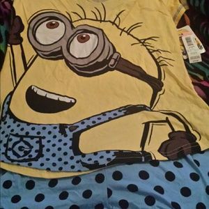 Women's minion PJ set
