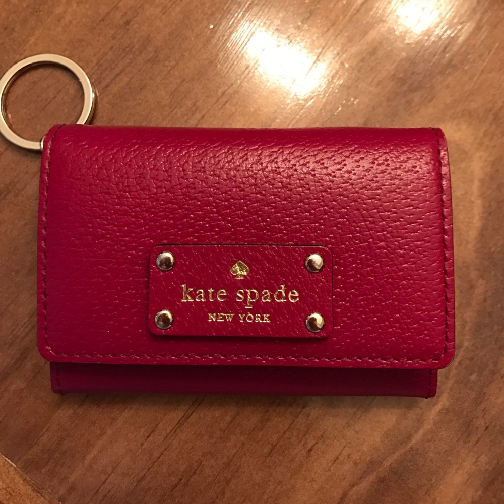 Kate spade small wallet key chain!