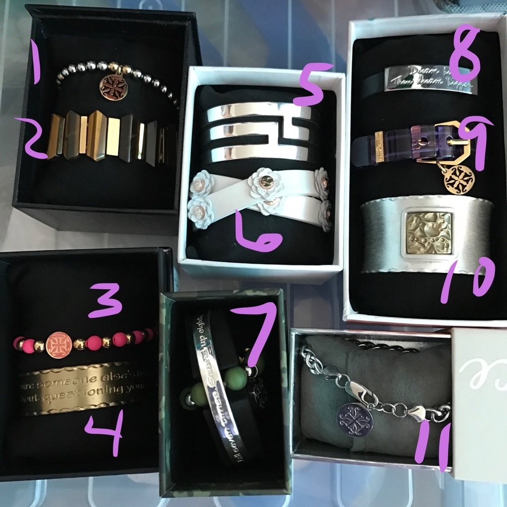 Rustic cuff various bracelets