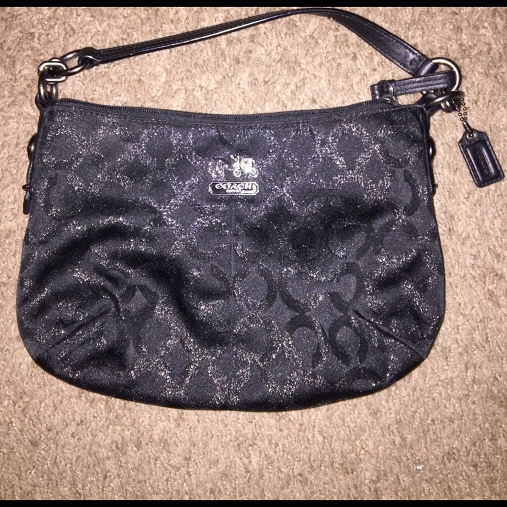 Black coach purse