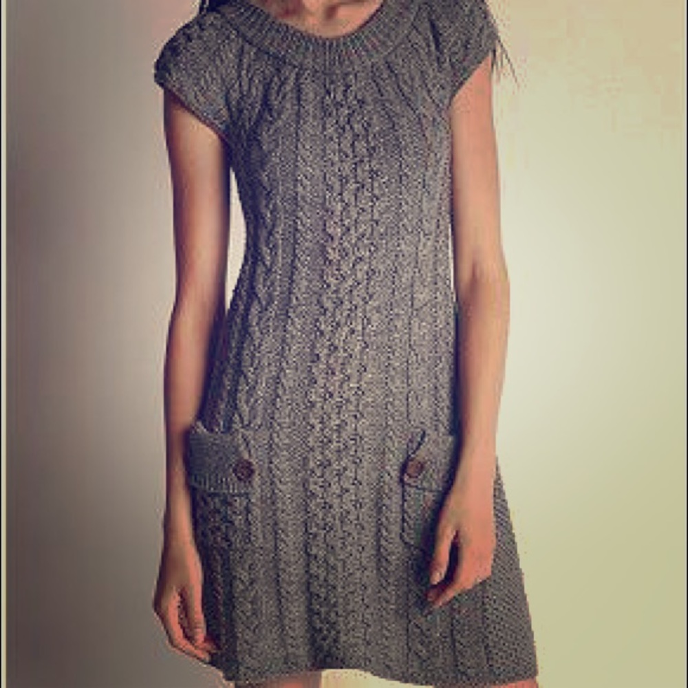 Sold!! Free People Sweater dress/tunic SUPER CUTE!