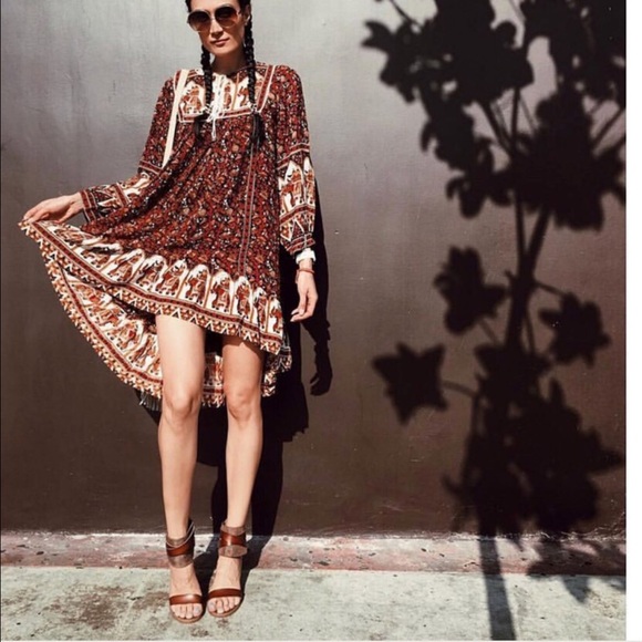 Rugged Bohemian Chunky Block Heel Sandals - Picture 2 of 4