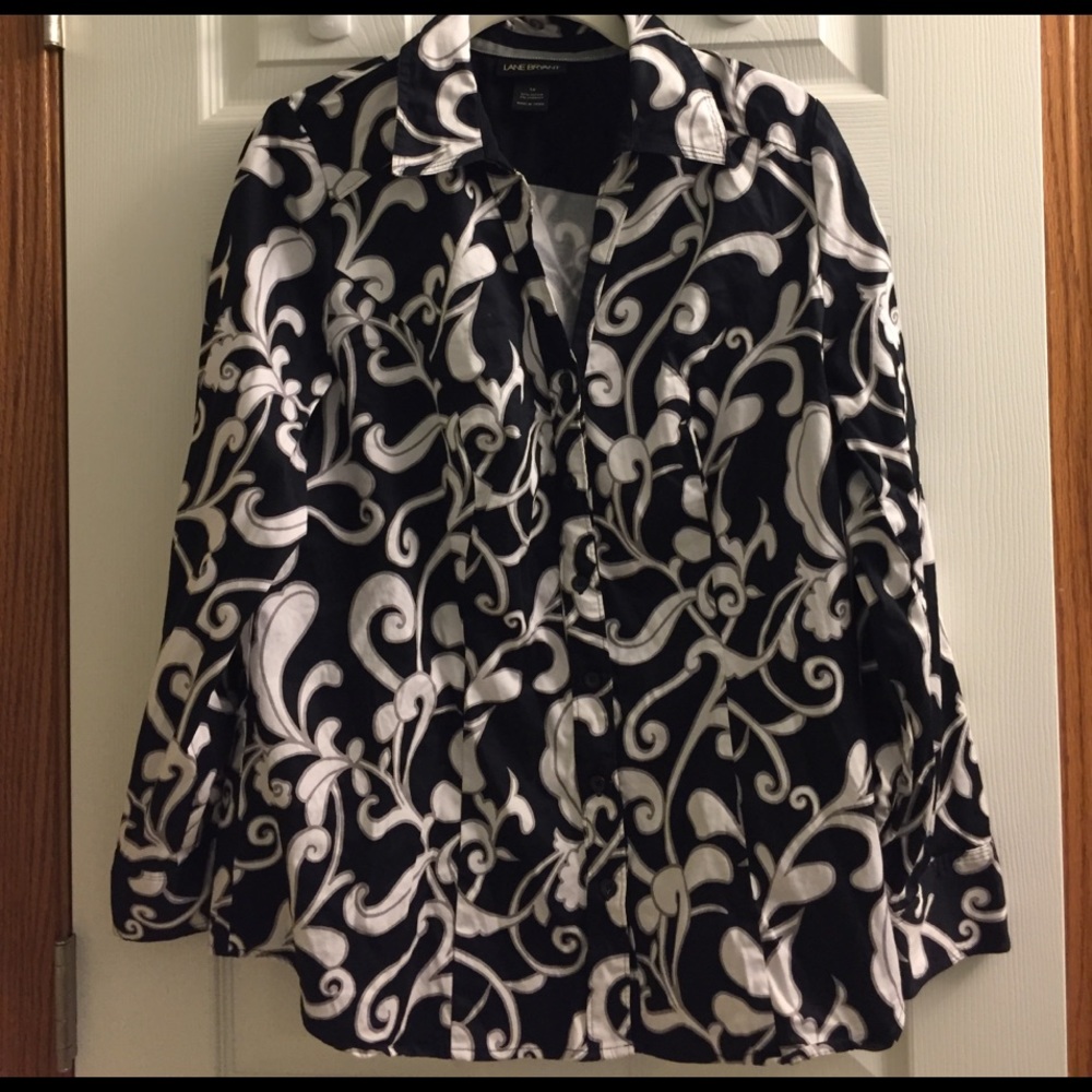 Lane Bryant size 14 collared Dress Shirt