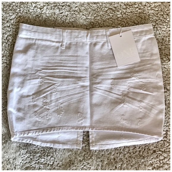 One Teaspoon Mini Denim Skirt - Picture 4 of 5