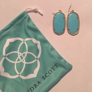 Kendra Scott turquoise Danielle earrings