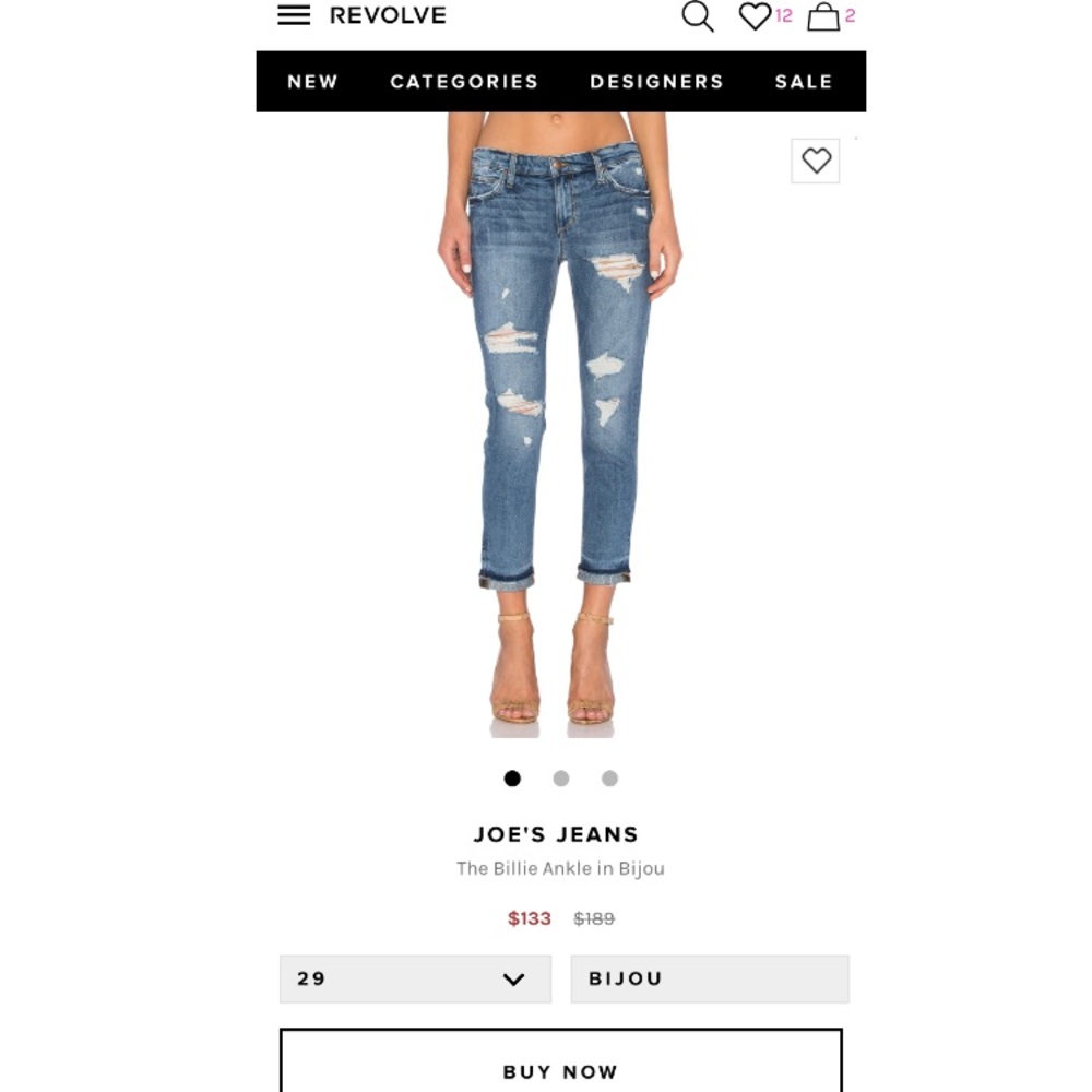 Joe's Jeans Billie ankle jeans