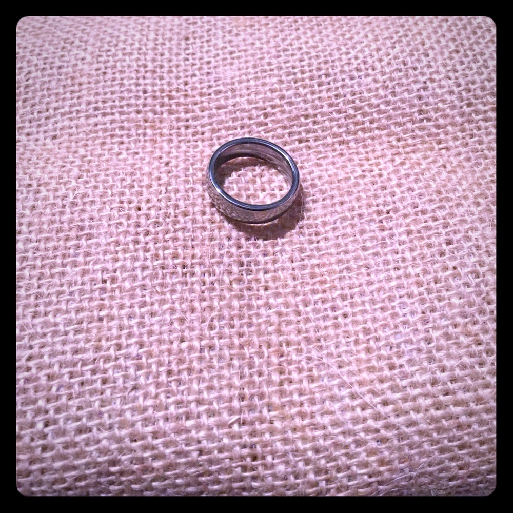 Titanium wedding band