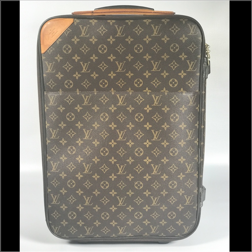 SOLD Louis Vuitton Pegase 55 Monogram Suitcase - Picture 1 of 8