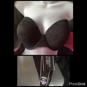 VS PINK STRAPLESS PUSH UP