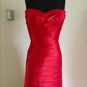 BCBG Max Azria "Flo" Dress in Jewel Red sz 2 NWT