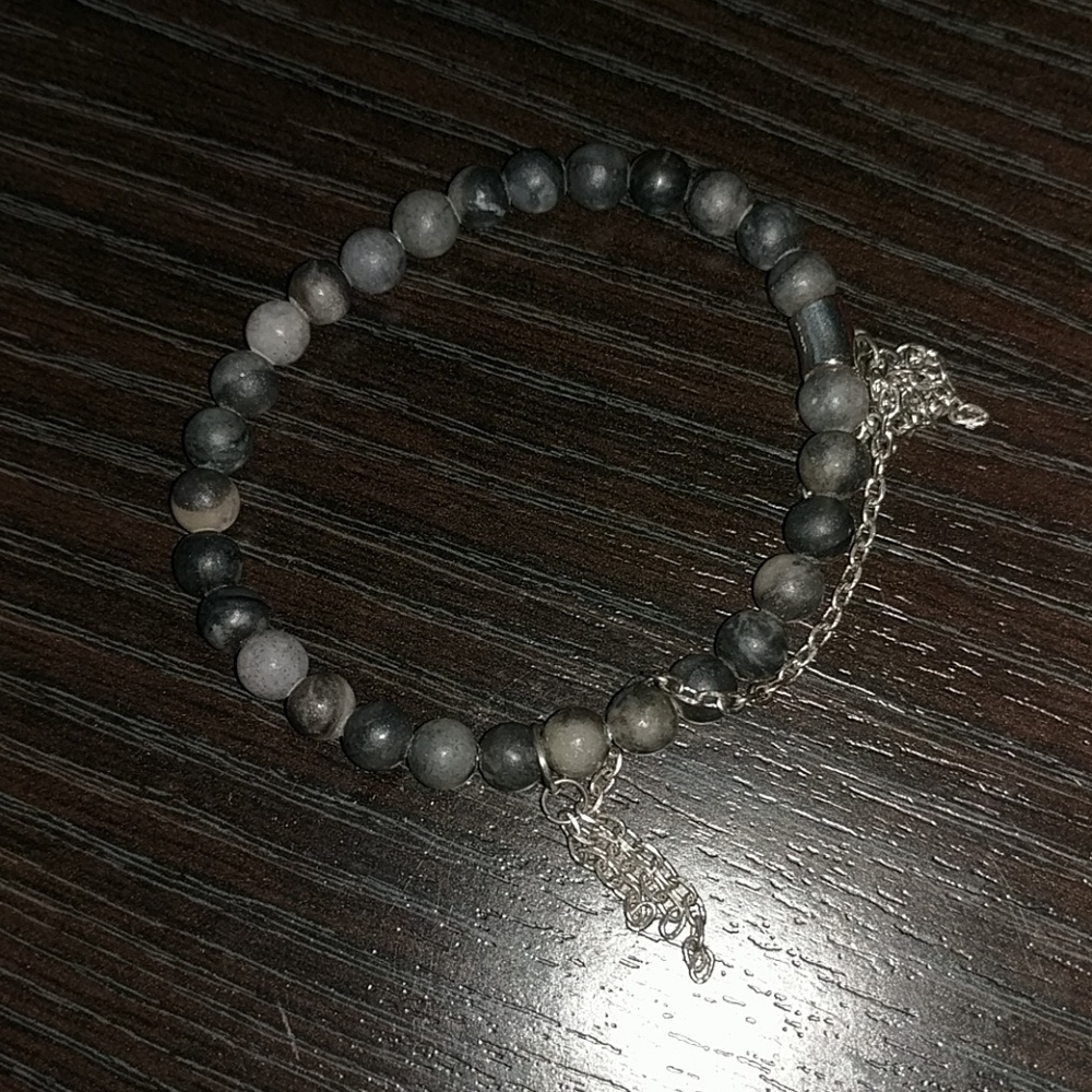 Handcrafted beaded mala bracelet