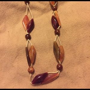 Long beaded necklace