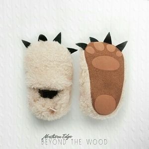 Newborn Baby Bear Slippers