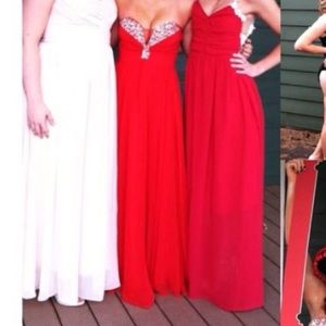 Red prom dress