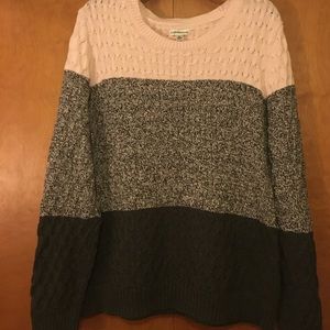 Pink and Grey Sweater