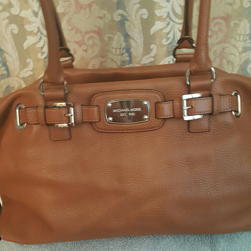 Michael Kors tan satchel