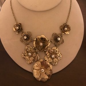 Hand crafted Flower necklace