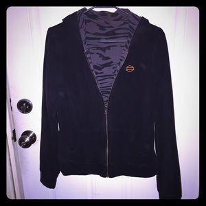 Harley Davidson zip up hoodie