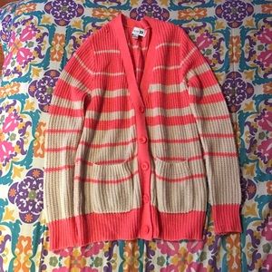 💕 Pink and Off White Forever 21 Chunky Sweater 💕