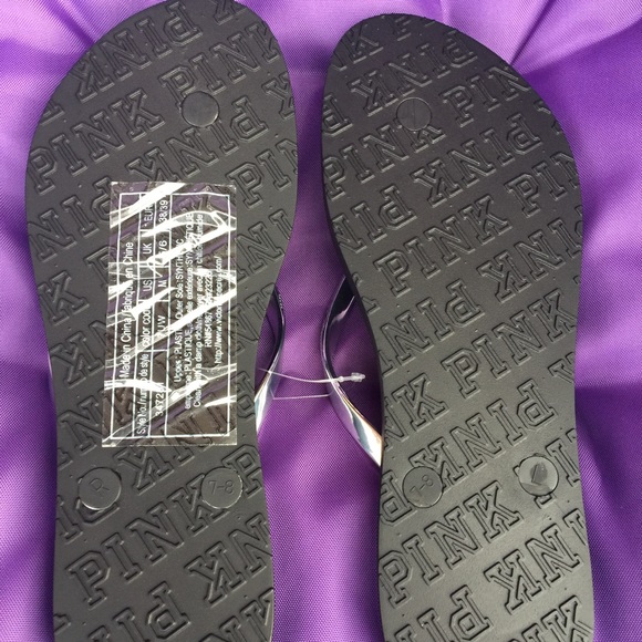 VS PINK FLIP FLOPS SIZE LARGE - Picture 3 of 3