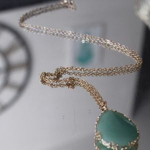 Jade Green Stone Necklace