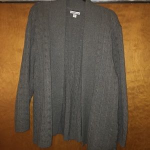 Heather Grey Cardigan