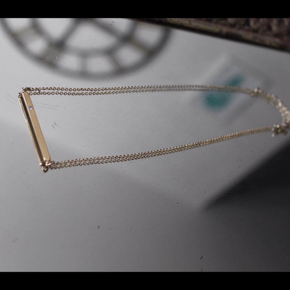 Gold Bar Necklace