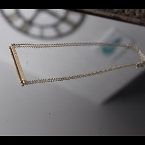 Gold Bar Necklace