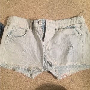 Jean shorts. Runs small
