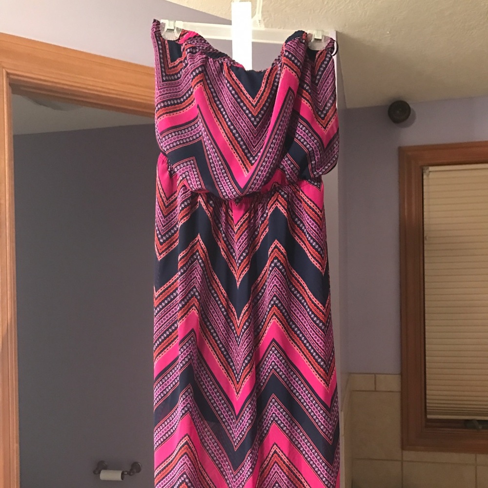 Express strapless maxi