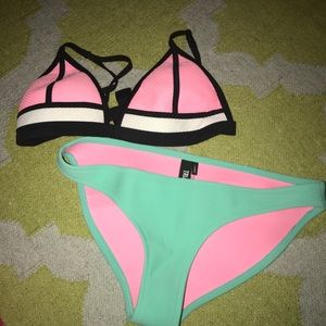 Triangl Bathing suit top(L) and bottom(L).