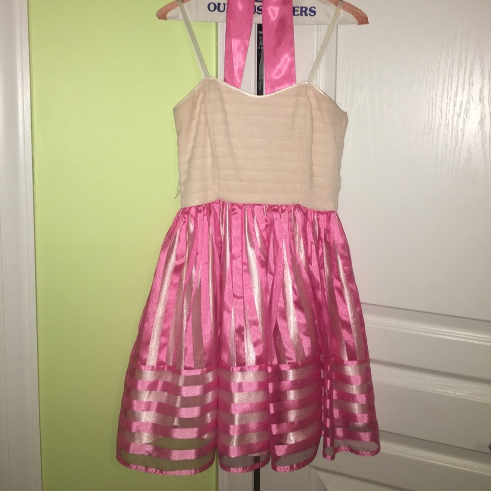 Striped Pink Dress