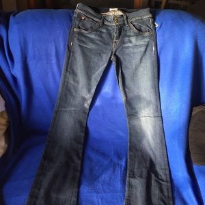Hudson straight jeans gently worn