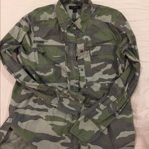 Reduced! Jcrew army button down