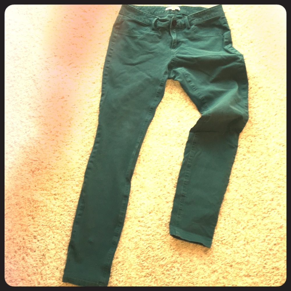 EUC Forest Green Skinny Jeans | BB Dakota 28
