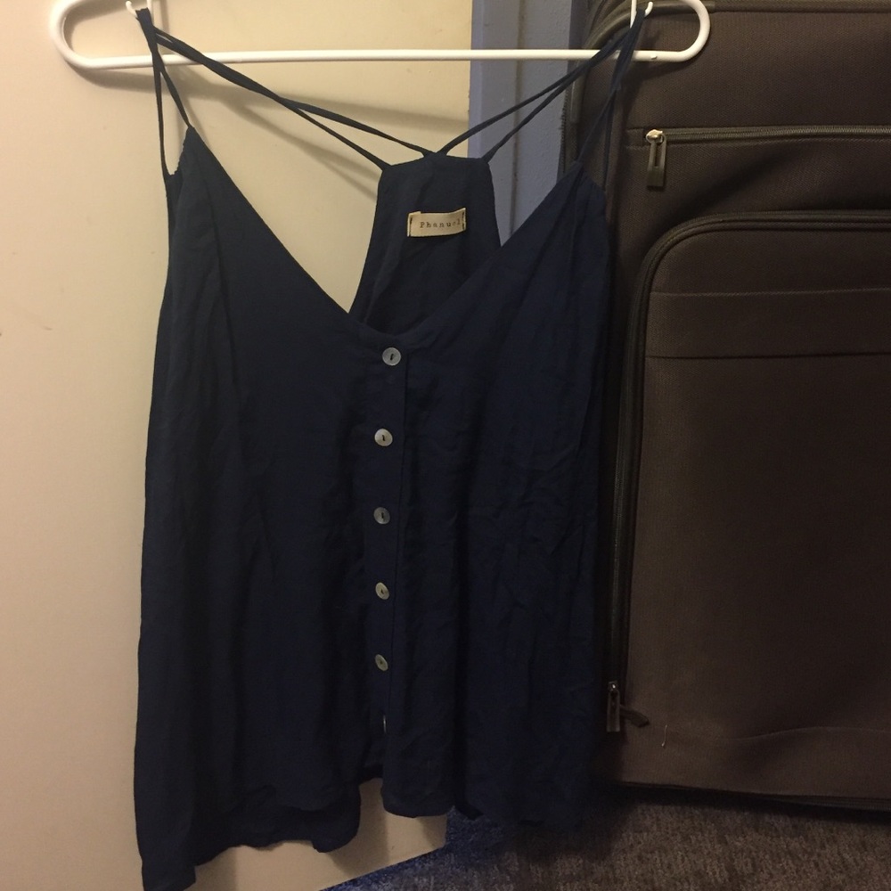 Phanuel blue tank
