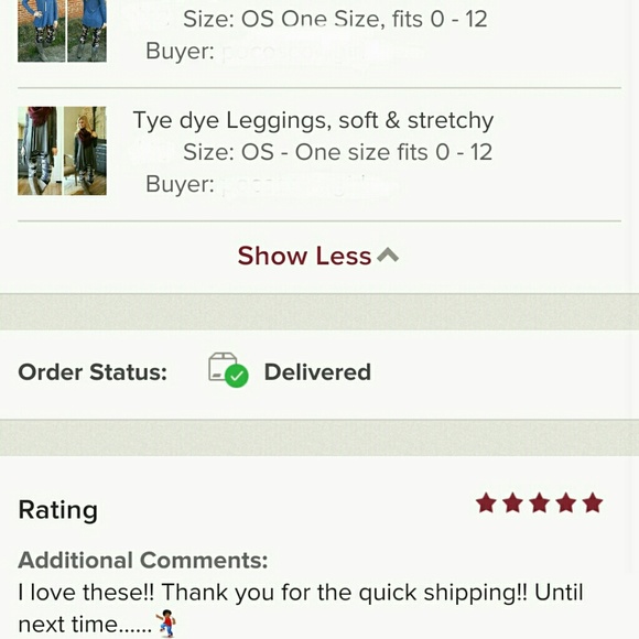 QUICK SALE! Infinity Raine Dark Floral Leggings - Picture 5 of 5