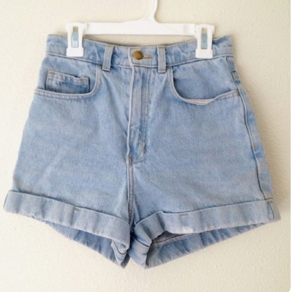 American apparel high wasted shorts